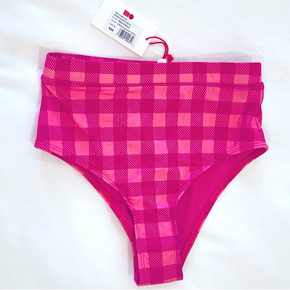 Solid & Striped NWT Pink Bikini Swimsuit Bottoms, The Lilo, Size Small